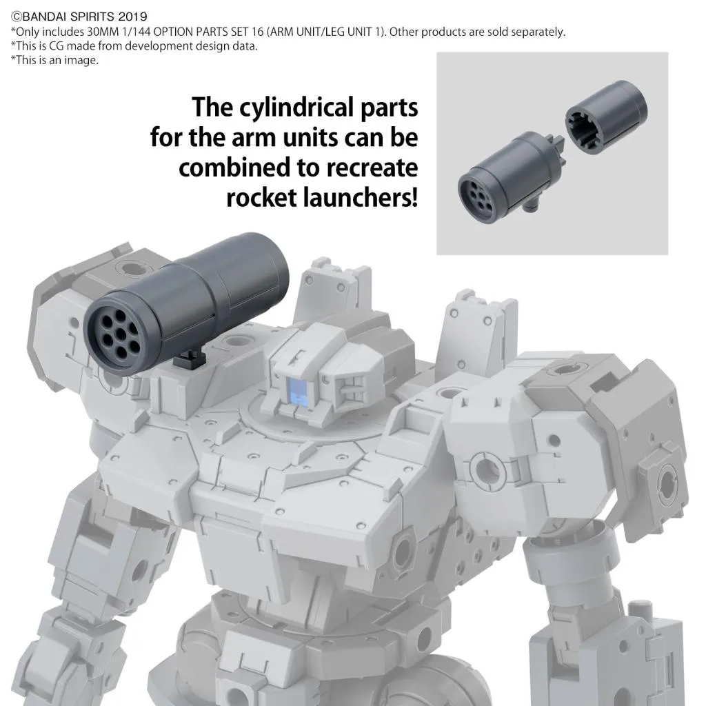 30MM - 1/144 Option Parts Set 16 (Arm Unit/Leg Unit 1) - Model Kit